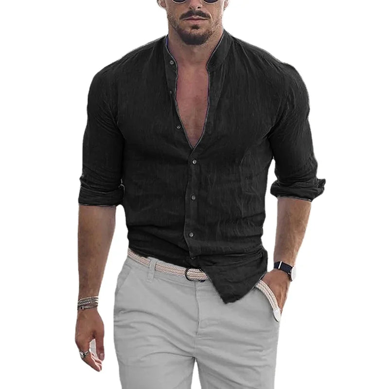 Camisa de Linho Masculina Orlandi