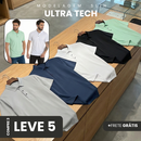 Camisa Polo Ultra Tech - kit 5 unidades